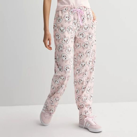 Disney's The Aristocats Juniors' Marie Allover Print Lounge Pants - Picture 1 of 3